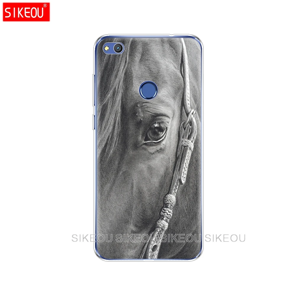 Силиконовый чехол для телефона Huawei P20 P7 P8 P9 P10 Lite Plus Pro 2017 P Smart Sunset and horse|Бамперы| |