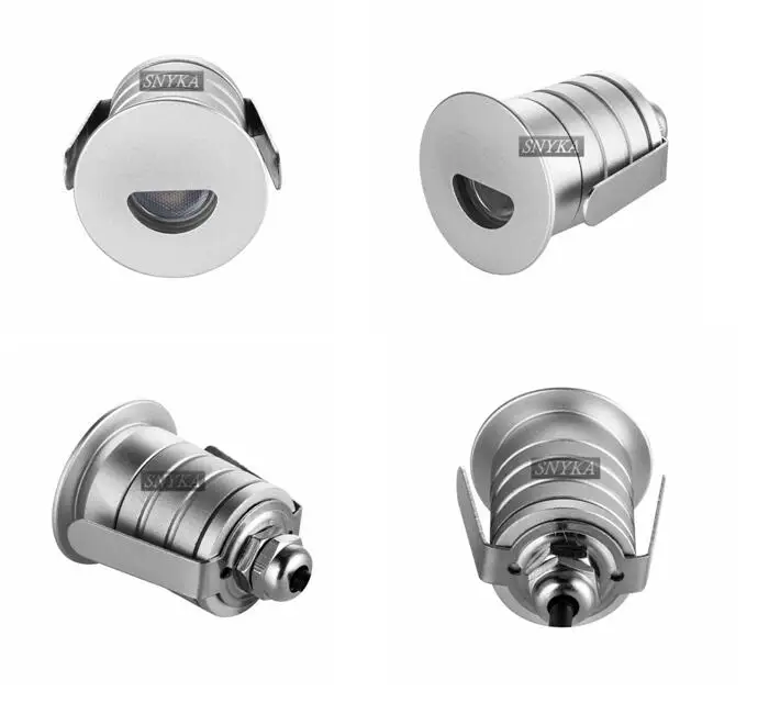 LED Stair Light Recessed Wall Sconce Lamp 1W CREE 12V IP67 Waterproof Outdoor Step Deck Floor Staircase Lighting Kit | Освещение