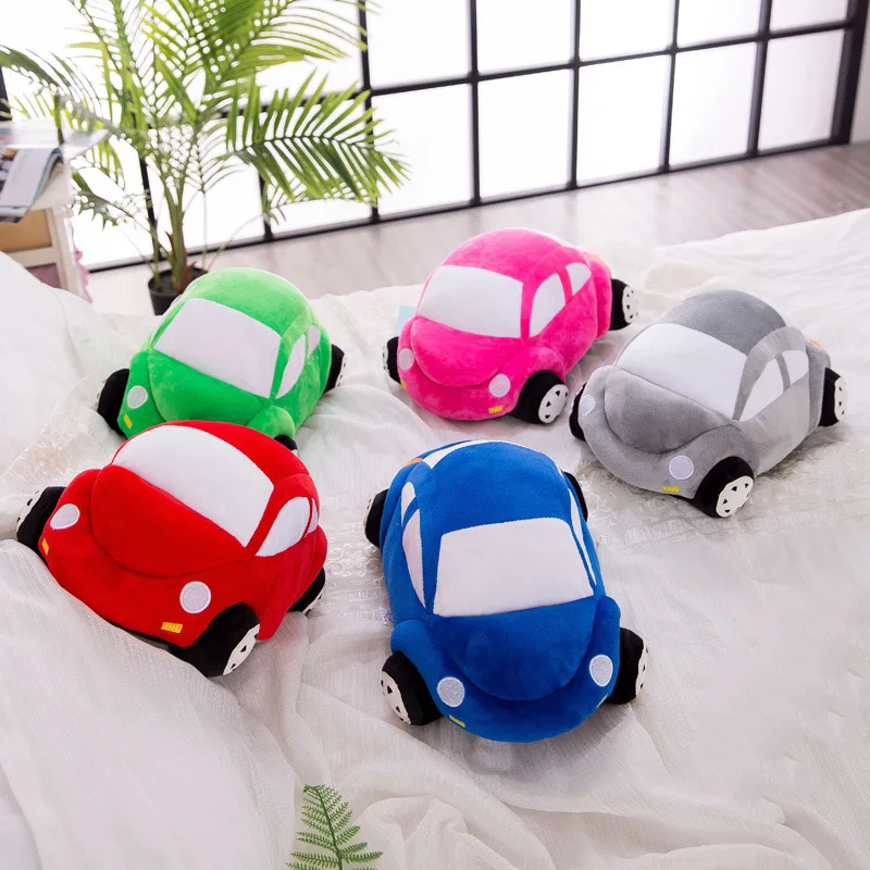 Niccky New Cartoon Stuffed Car Plush Toy Pillow Soft Toys for Children Room Decoration Cuddle Appease Sleeping | Игрушки и хобби
