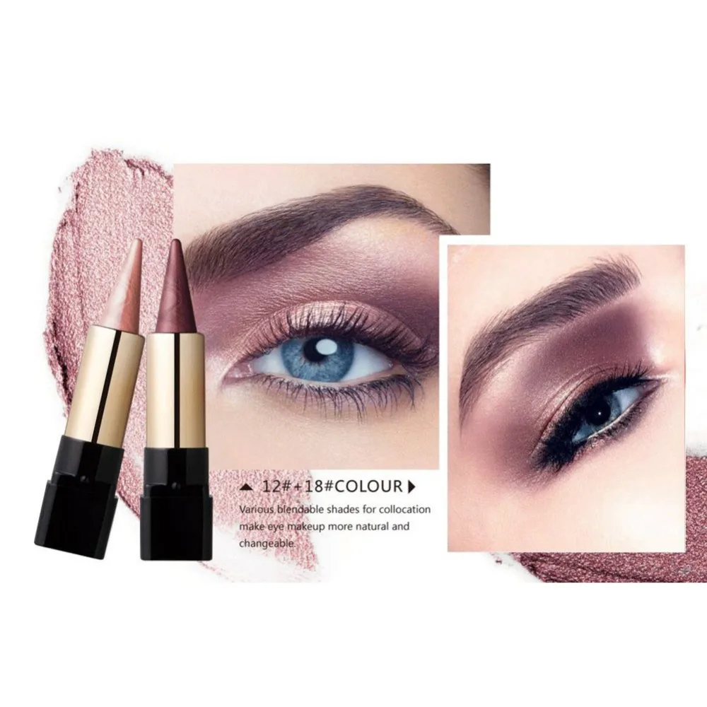 Макияж металлик тени для век Shimmer Eye Shadow блеск палки пигмент бренд косметики