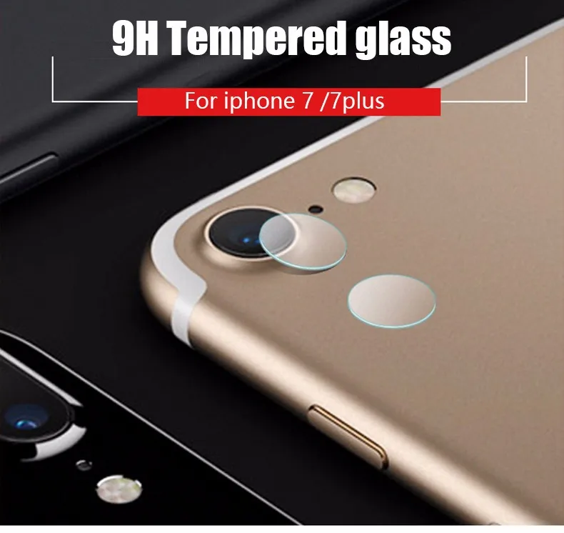 CHYI камера протектор для iphone 7 7plus 6 6s 6plus задняя линза стекло 9H закаленное защитное нано олеофобное покрытие