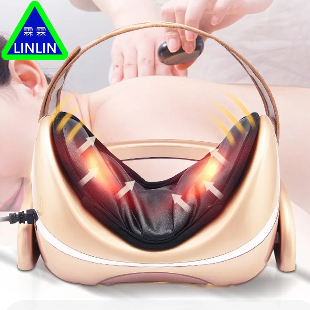 LINLIN Электрический шейный массажный аппарат горизонтальный трактор Массажная