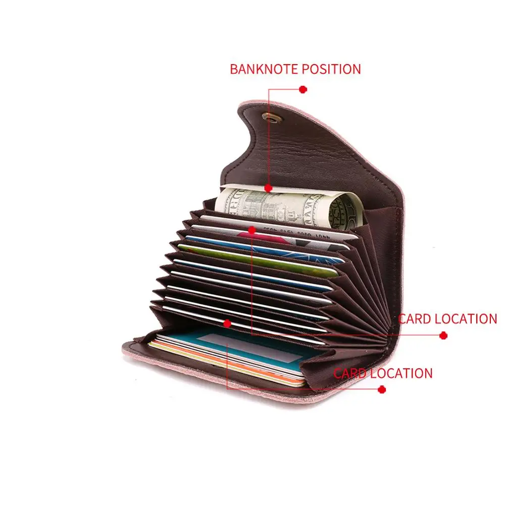 JOGUJOS 2020 кошелек унисекс из натуральной кожи Женский Мужской Rfid держатель для