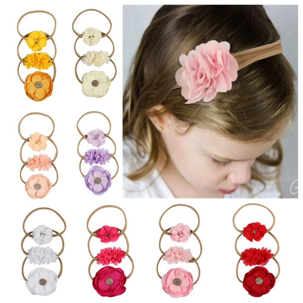 3 шт. Милая Детская повязка на голову для новорожденных девочек красота навсегда