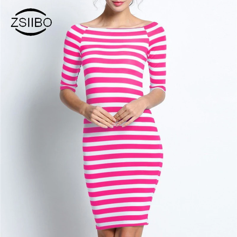 2020 летнее модное Полосатое платье в Корейском стиле женское повседневное