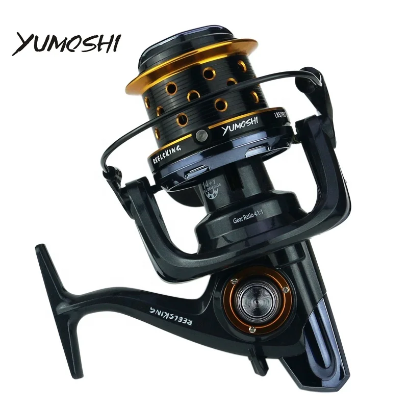 Высококачественная металлическая Рыболовная катушка Yumoshi серии TK 8000 9000 10000