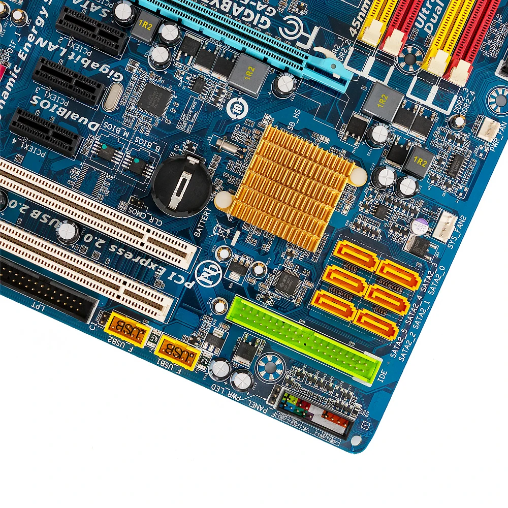 Gigabyte GA EP43 S3L настольная материнская плата P43 LGA 775 для Core 2 DDR2 16G SATA2 USB2.0 ATX
