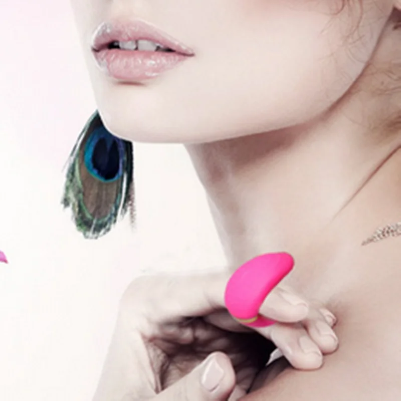 Любовное кольцо Вибраторы для пальцев силиконовые Эротические Секс-игрушки пар