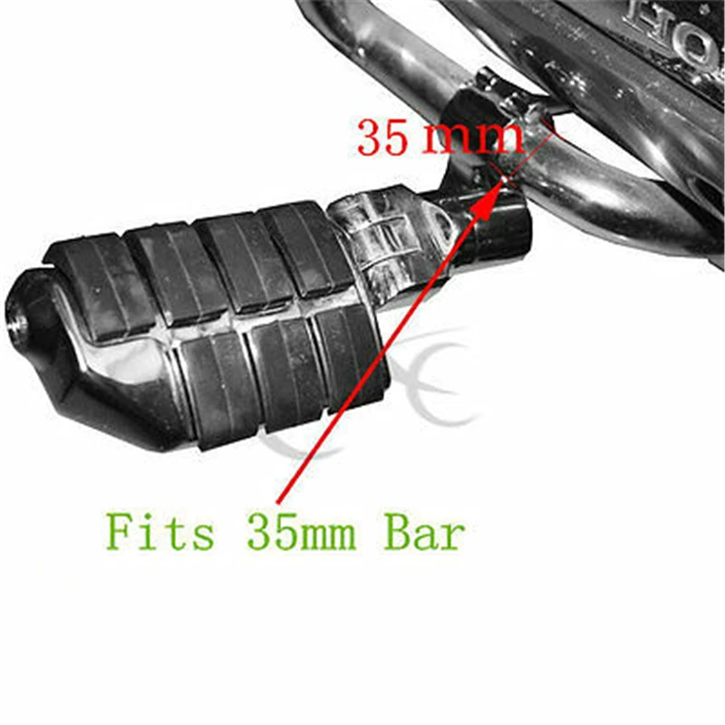 

Universal Front Foot Pegs Left&Right Footrest For Honda Motorcycle 22mm/30mm/35mm