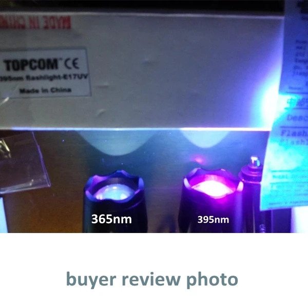 TMWT E17UV 365nM 395nM Мощный УФ-светодиодный Увеличить черный свет фонарик ультрафиолетовый фонарик лампы