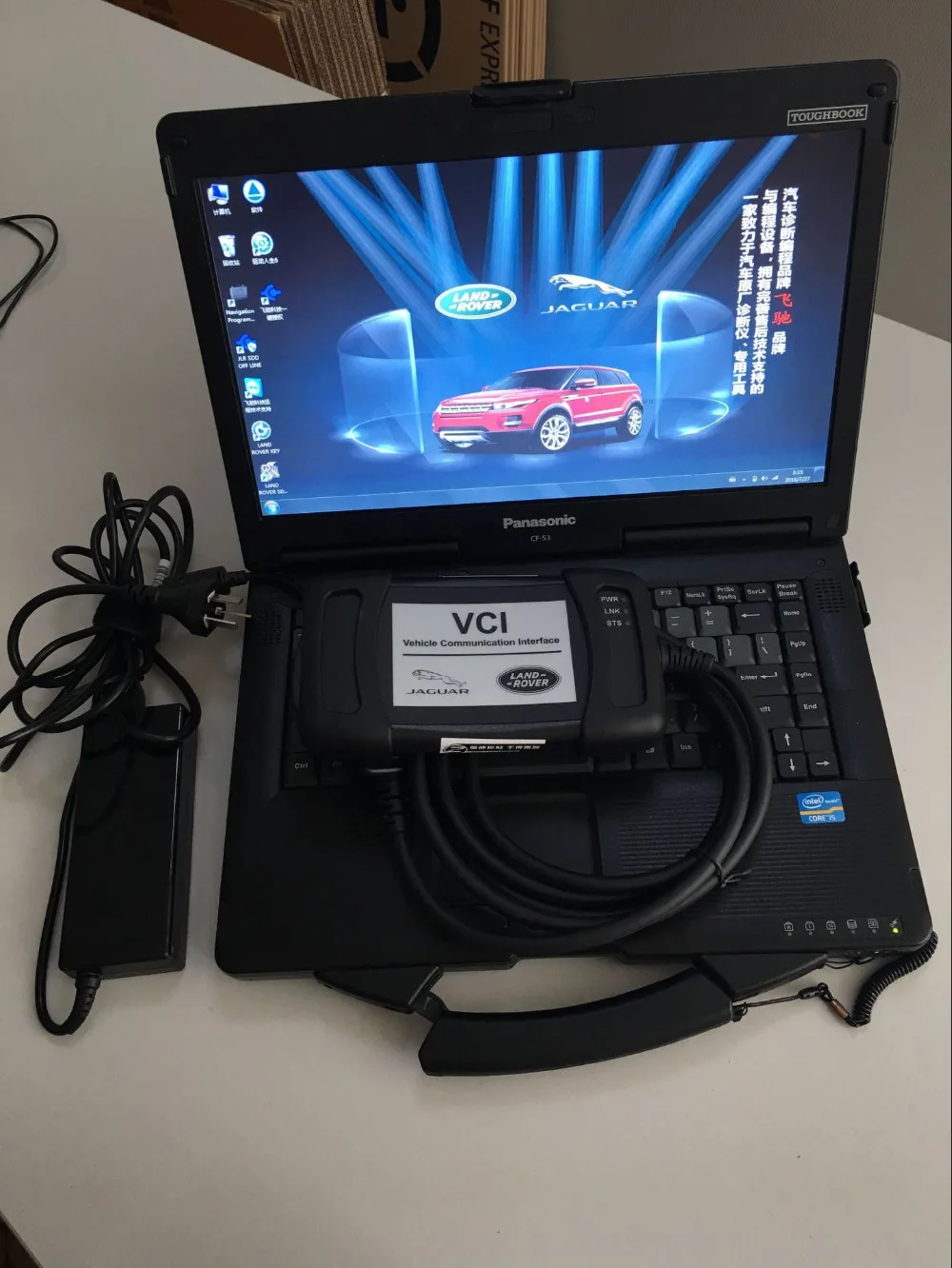 Для Land Rover и Jaguar OBD2 сканер VCI с новейшим программным обеспечением HDD plus ноутбук Cf53 диагностический инструмент DHL