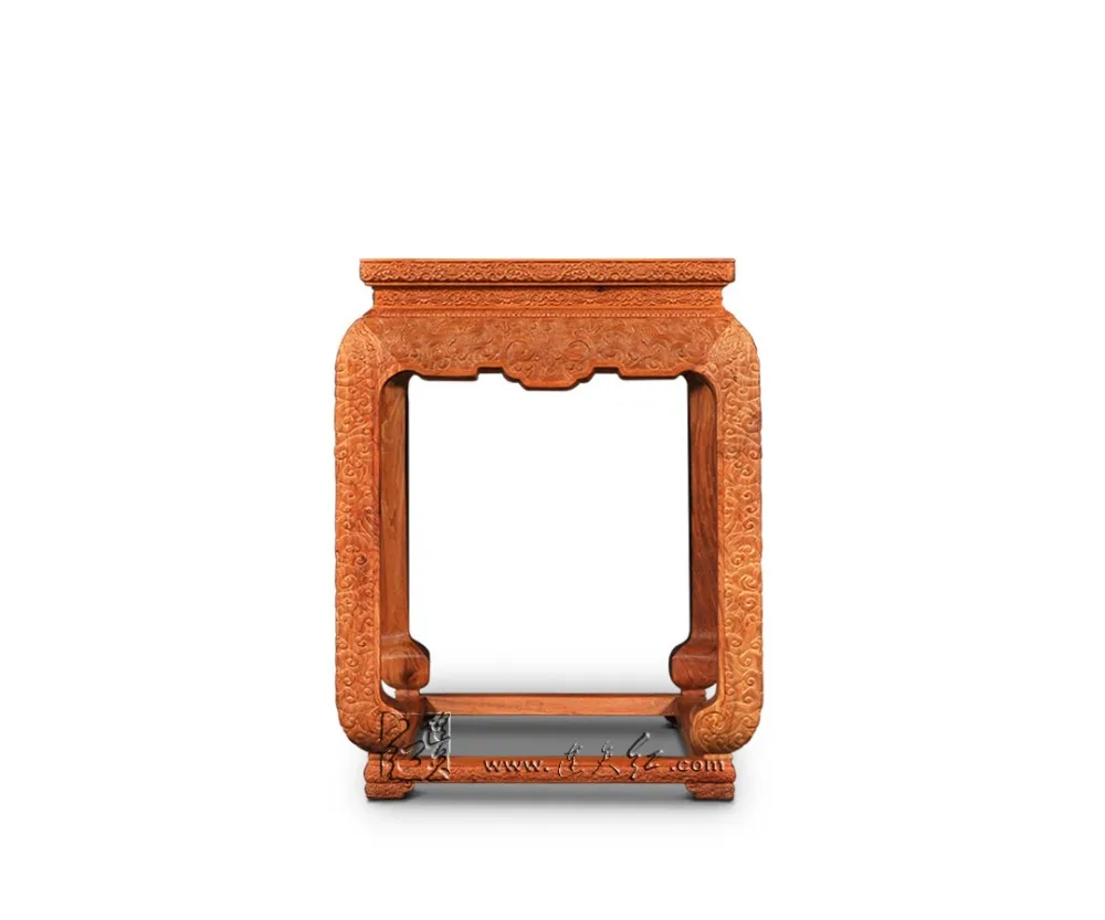 Маленький чайный журнальный столик с рисунком облака дракона палисандр консоль