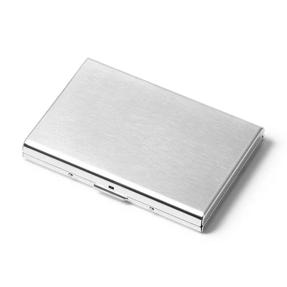 Мужской чехол для визиток алюминиевый держатель из нержавеющей стали