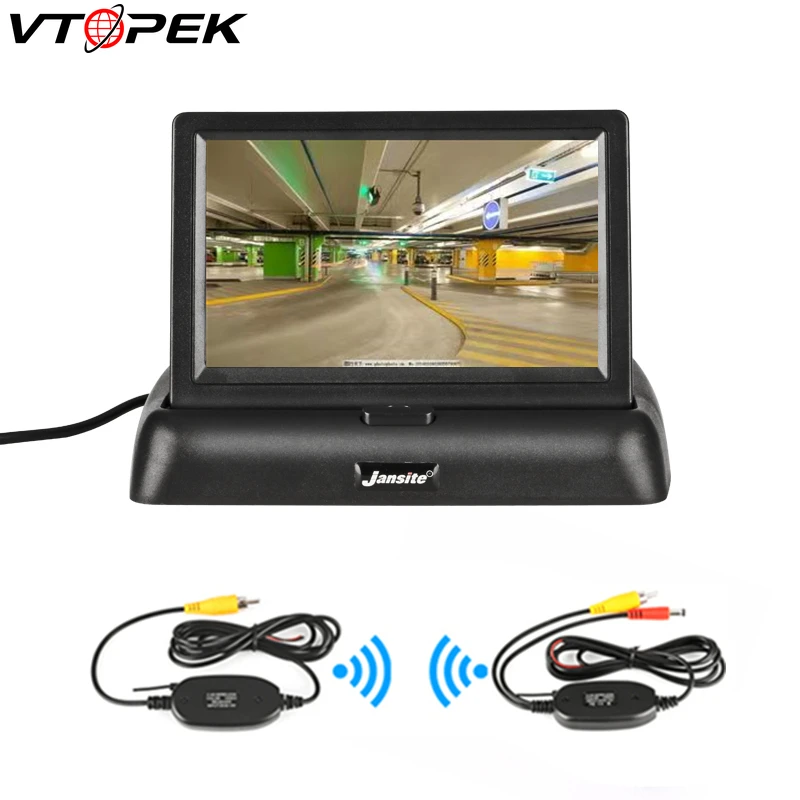 Vtopek 4 3 дюймов HD автомобильная парковочная система TFT lcd Автомобильный Монитор