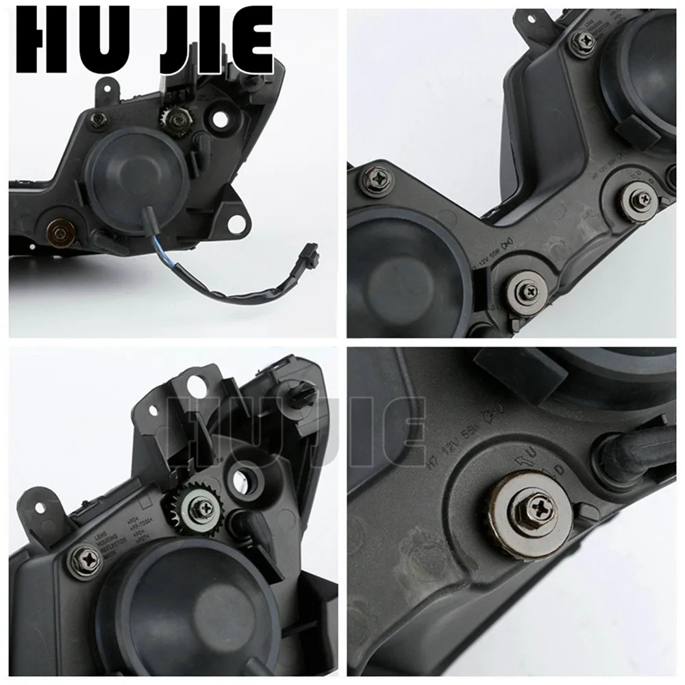 Фара для мотоцикла сменная фара прозрачная лампа освещения Kawasaki Ninja ZX 6R ZX6R 636 2013 2014