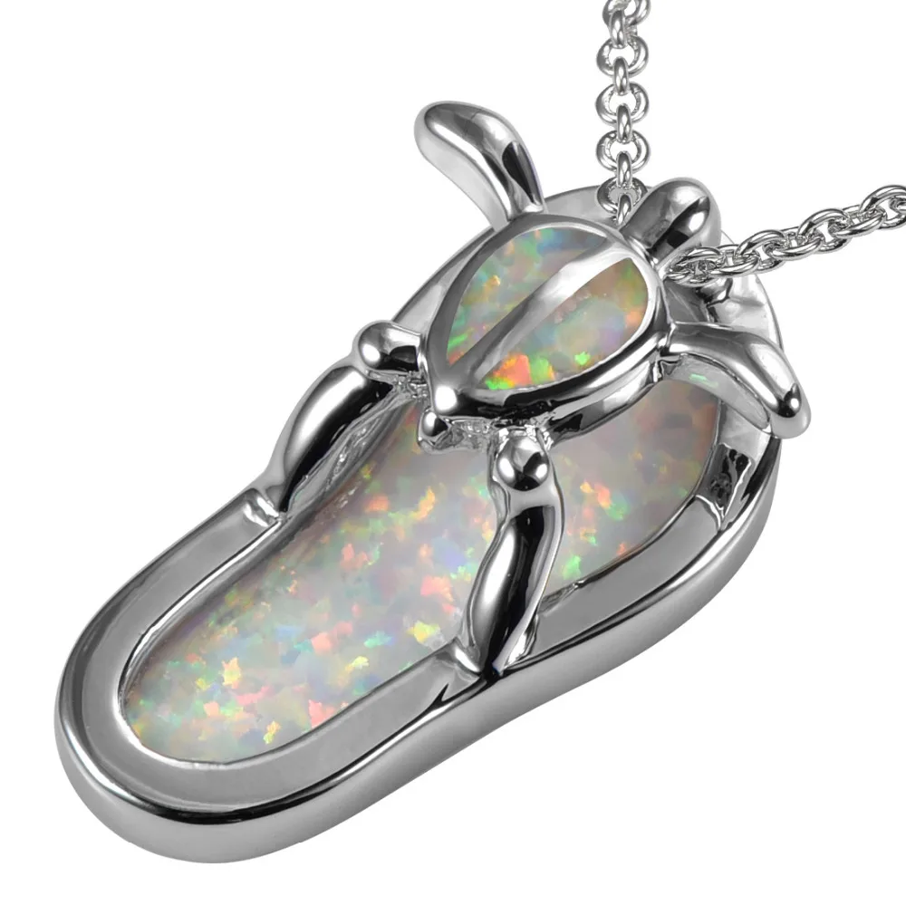 

White Fire Opal 925 Sterling Silver Pendant P250
