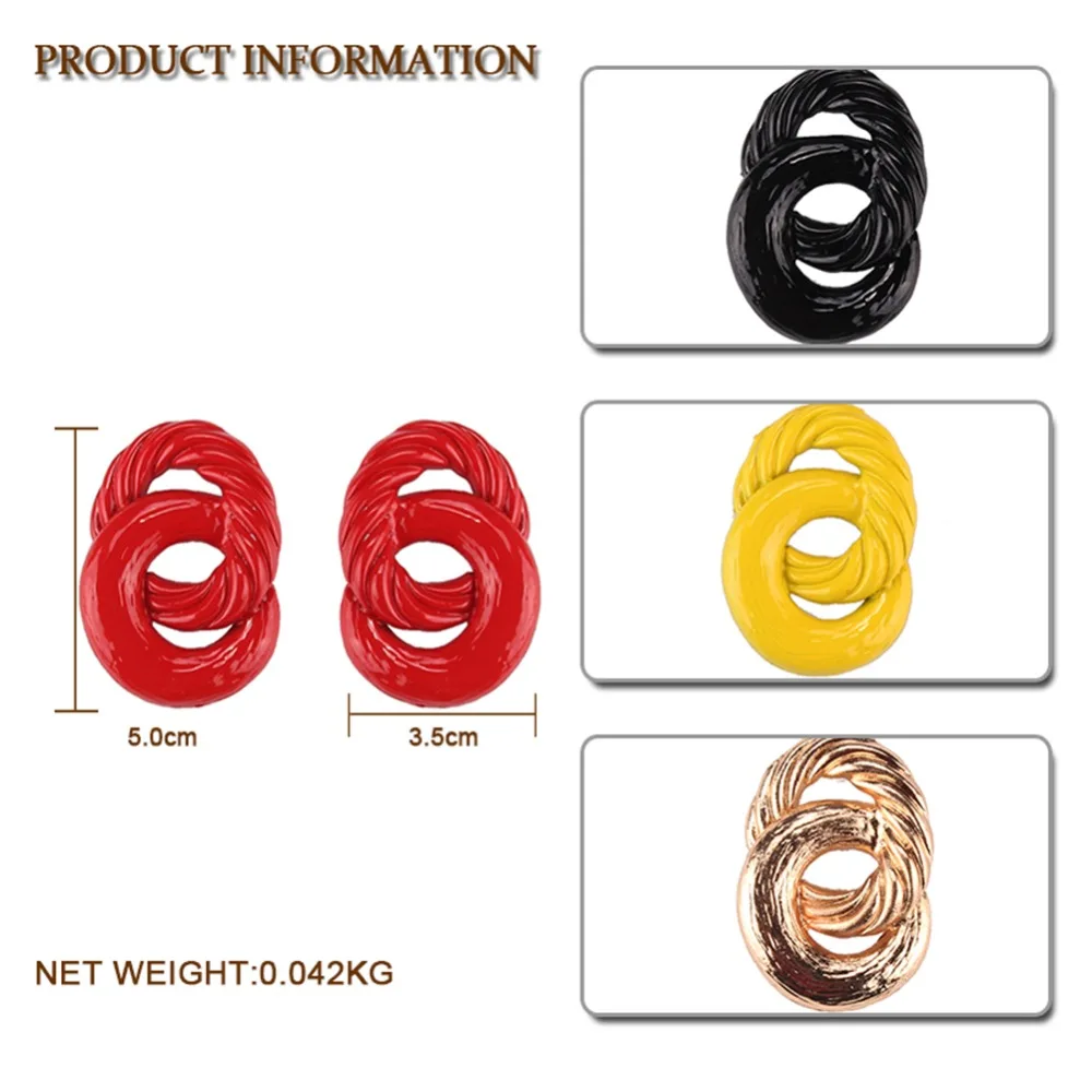 Женские и мужские сережки boucle d'oreille femme Brincos большие золотистые массивные