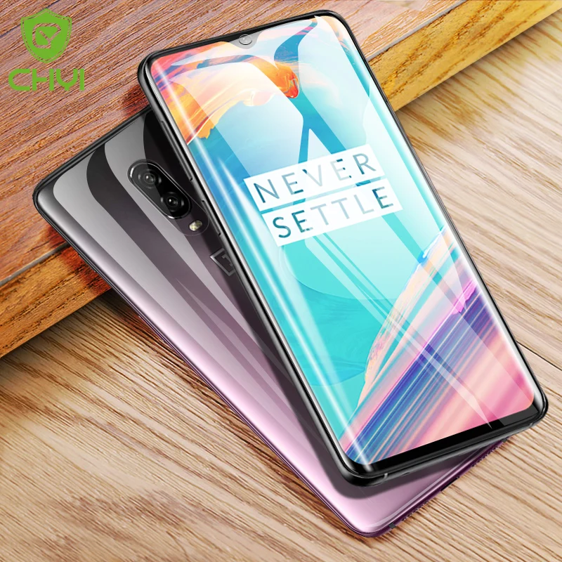 CHYI 3D изогнутая Защитная пленка для экрана Oneplus 7 pro 7 T, нано гидратационная пленка Oneplus7 6T 5t 6 3 на весь экран, не закаленное стекло