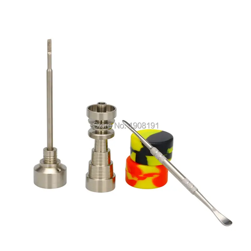 10/14/18 мм Мужская и женская Gr2 Титановая Крышка для гвоздей Carb Dabber dab rig силиконовая
