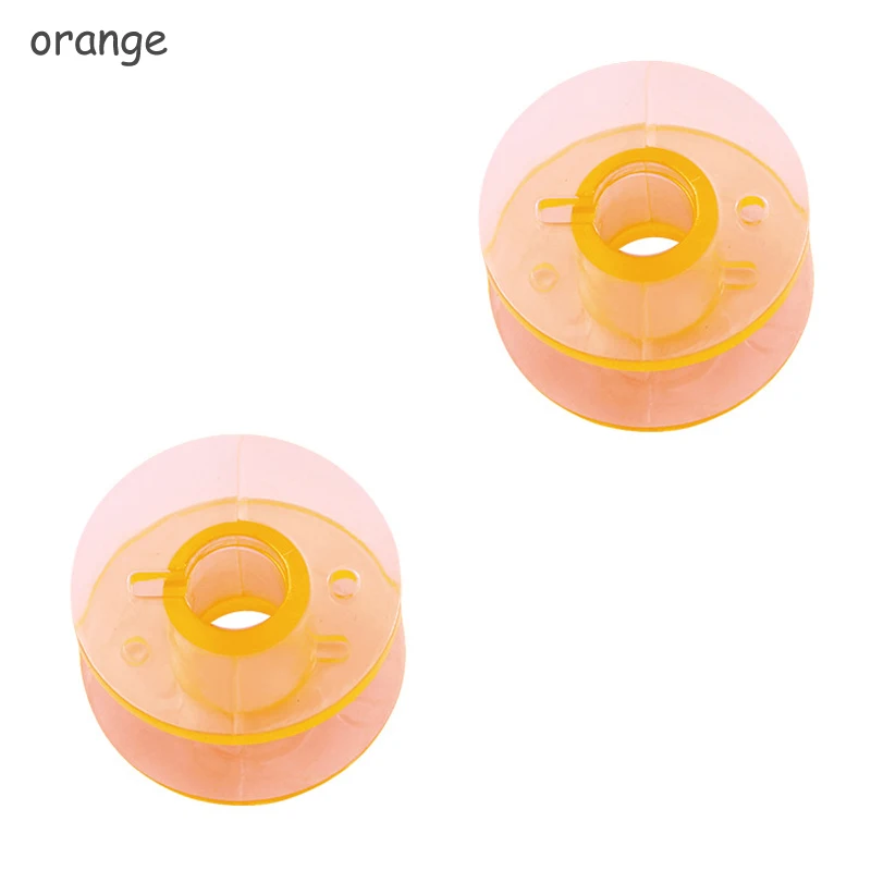 Orange 30 шт. швейные инструменты аксессуары пустые бобины Швейные машины бобины Одежда поставщиков бытовой многофункциональный - Color: Orange