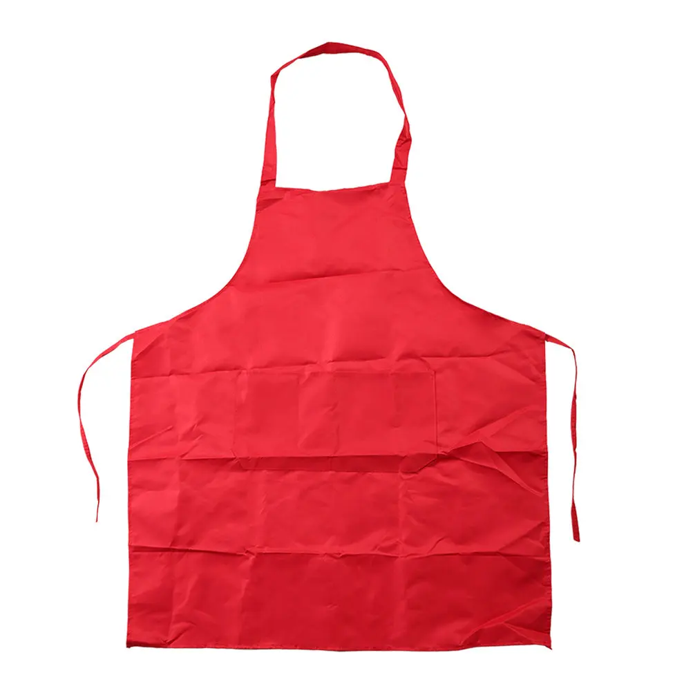 2 шт без рукавов Простой Регулируемый простой фартук с передним карманом Мясник