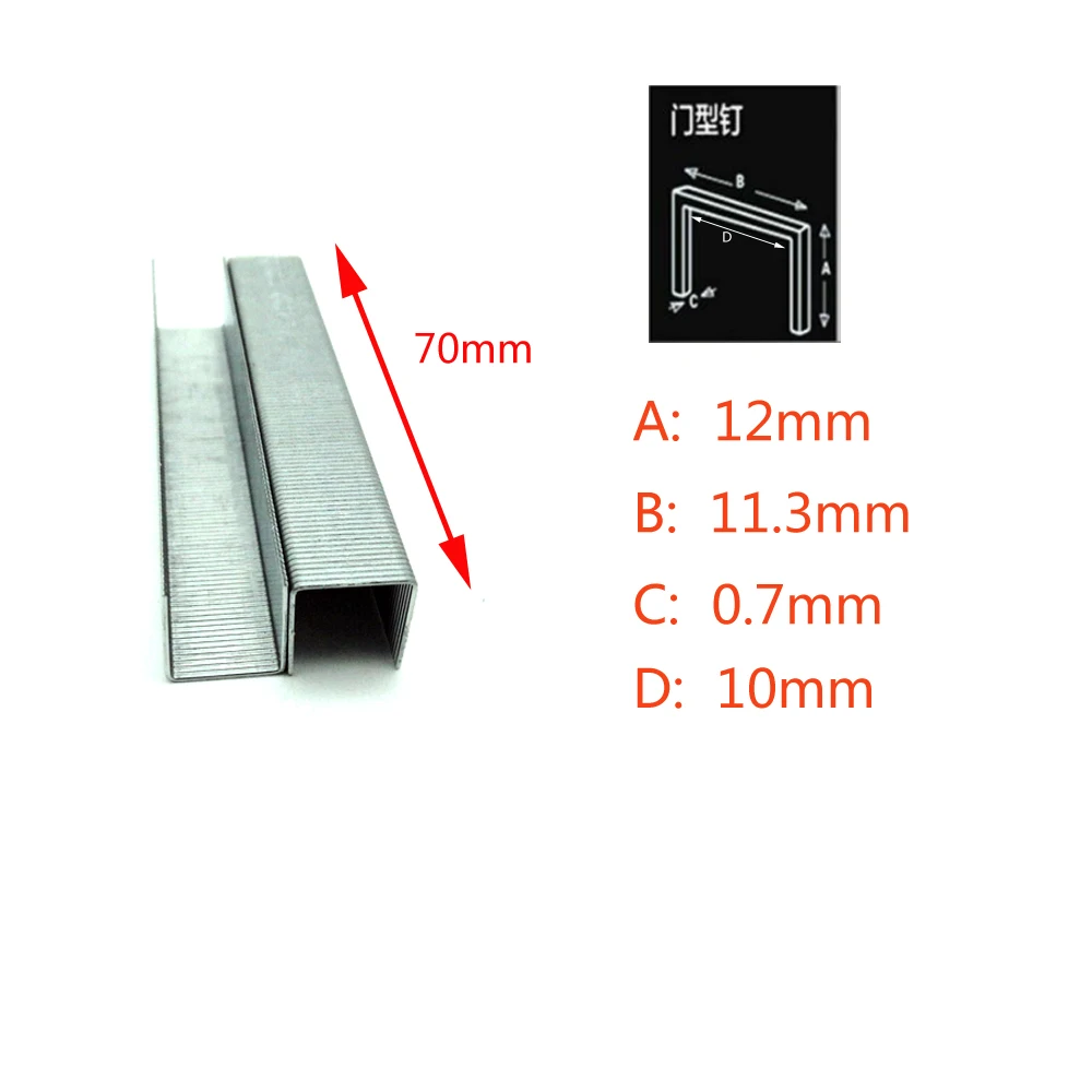 Бесплатная доставка оптовых партий толстые канцелярские скобы для дома гвоздей