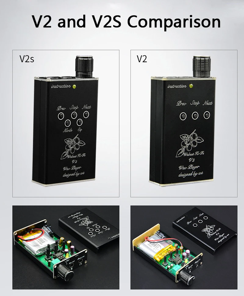 Новая версия портативный орех V2S MP3 Профессиональный без потерь верность музыки MP3 HiFi музыкальный плеер G3-002