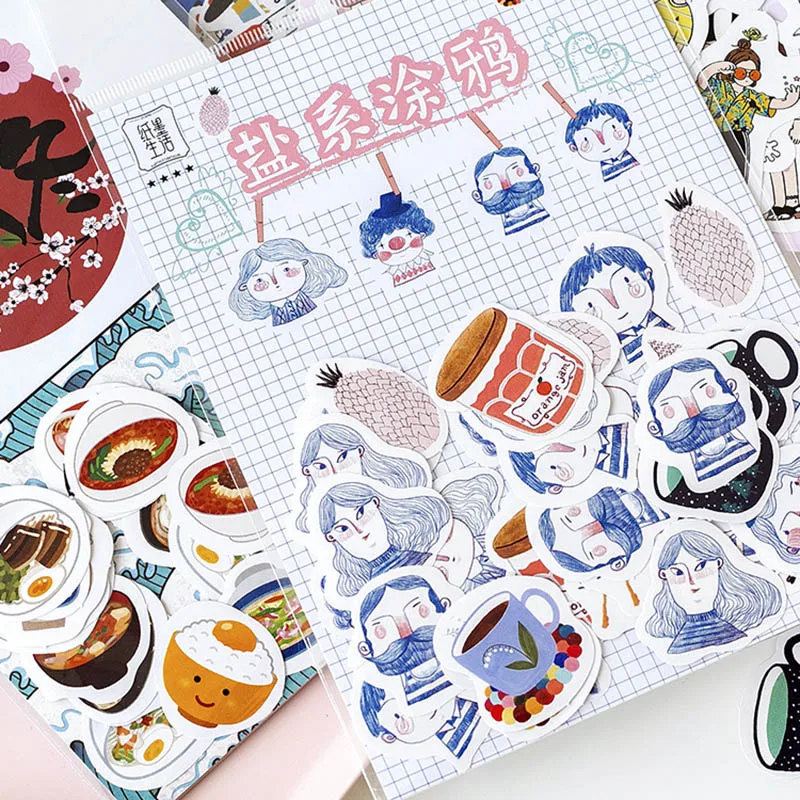 45 шт Kawaii наклейки милые Ловец снов канцелярские для детей декоративные дневники