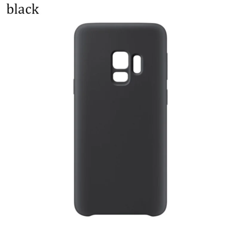 Для samsung Galaxy S8 S8Plus Note8 S9, силиконовый чехол, 360 Защита, роскошный мягкий силиконовый милый противоударный чехол на заднюю панель - Цвет: S9 black