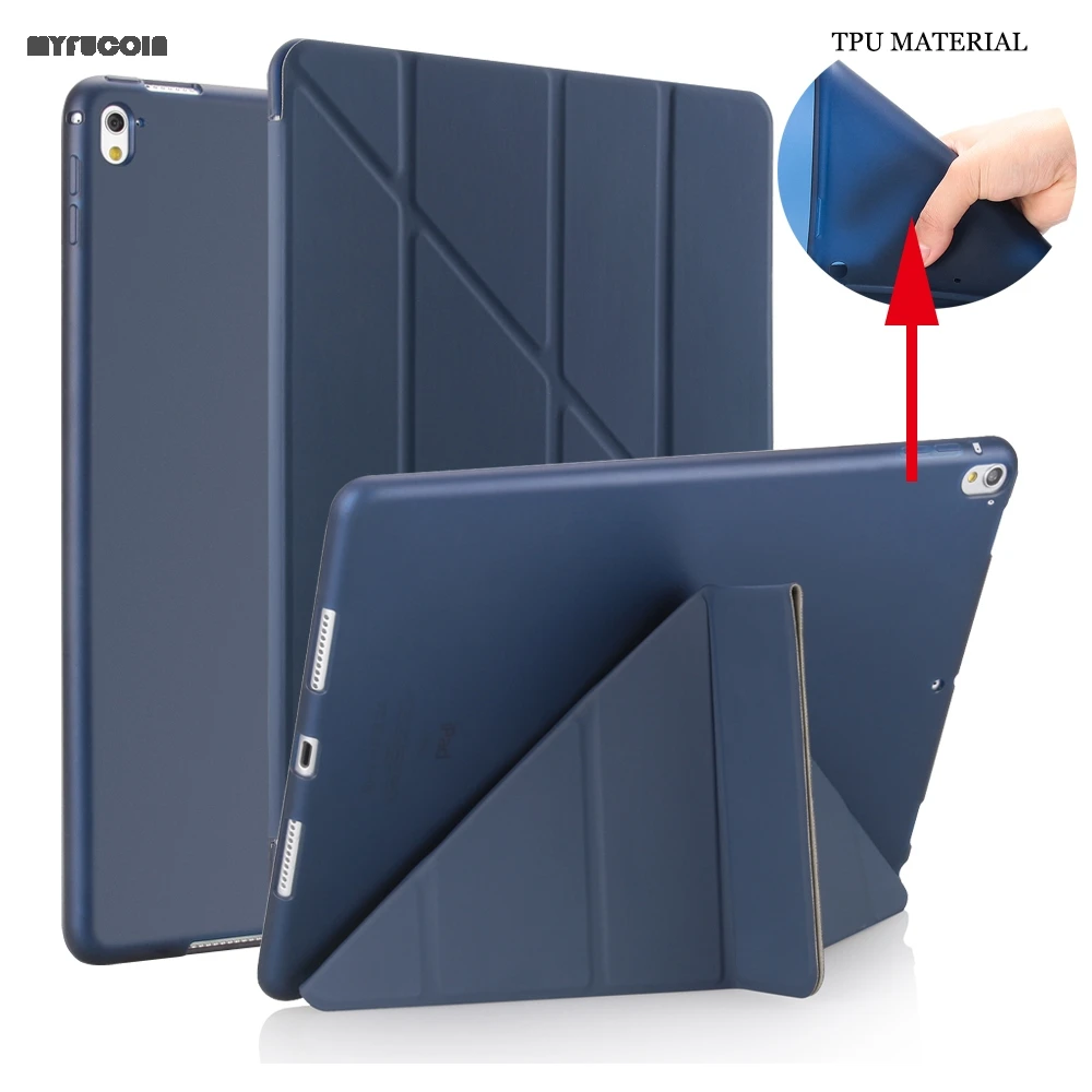 Чехол для ipad Pro9.7 Smart Cover Pro 9 7 &quotЧехол funda чехол TPU мягкий гибкий материал