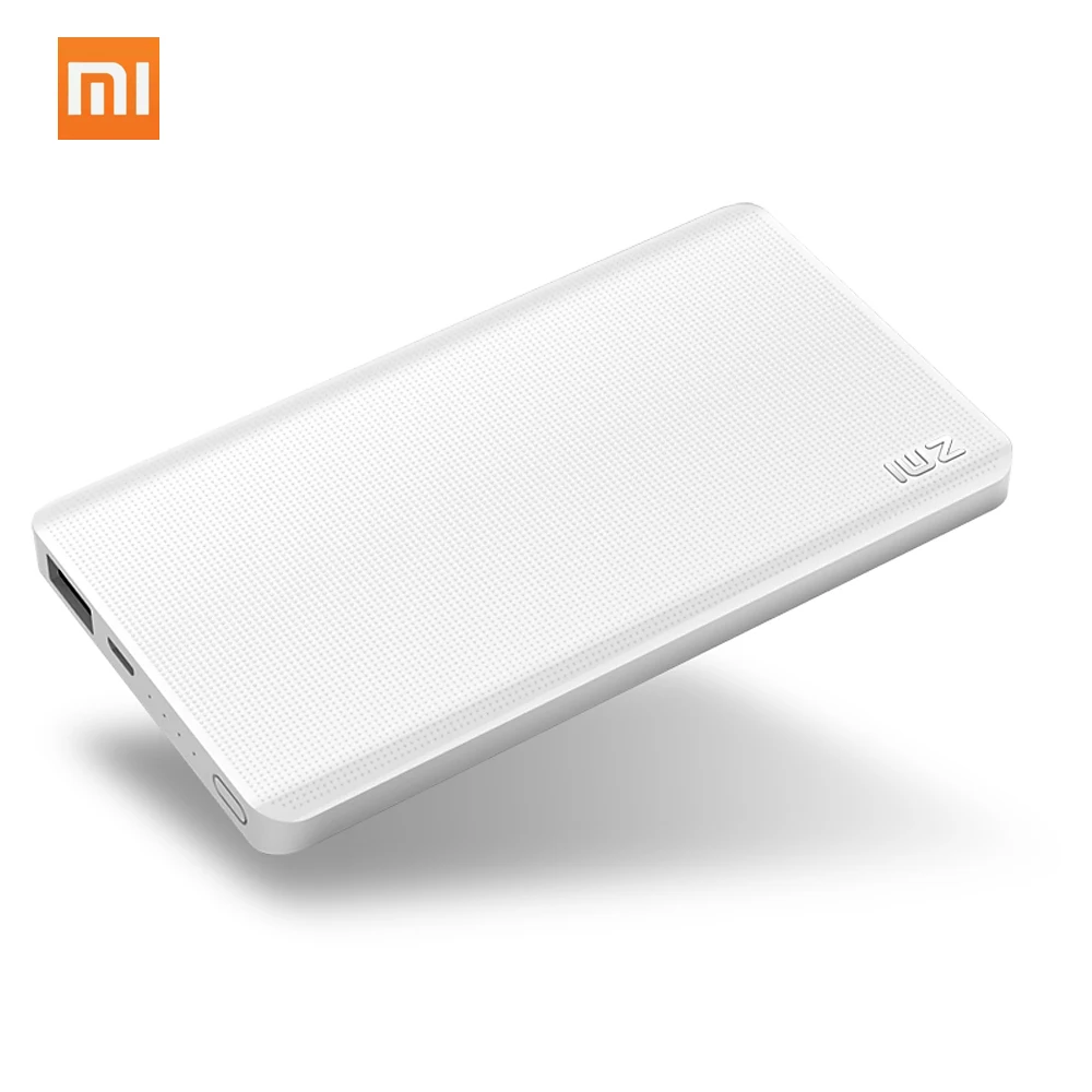 Оригинальный внешний аккумулятор Xiaomi ZMI 5000 мАч xiaomi двусторонняя Быстрая зарядка 2
