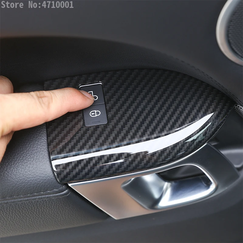 Углеродное волокно Стиль для Ленд Ровер Range Rover Sport (Land RR Спорт 2014 2017 АБС Пластик