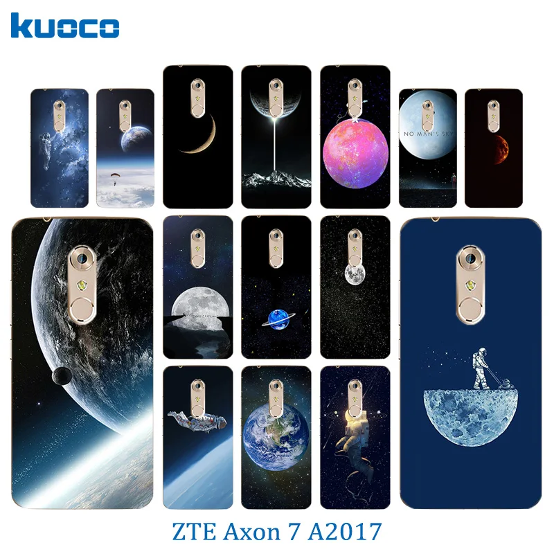 5 дюймов для ZTE Axon 7 A2017 чехлы телефонов мягкий силиконовый Ультратонкий чехол из