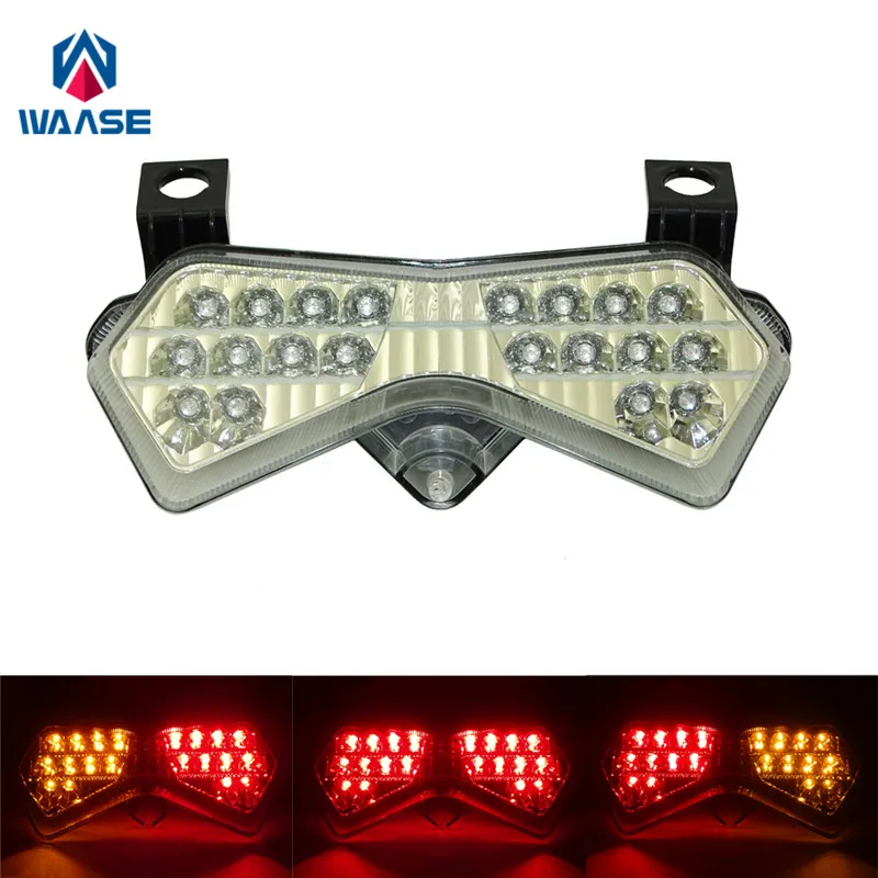 Waase для Kawasaki Z750 2004 2005 2006 / Z1000 2003 хром задний фонарь стоп сигнал сигналы поворота