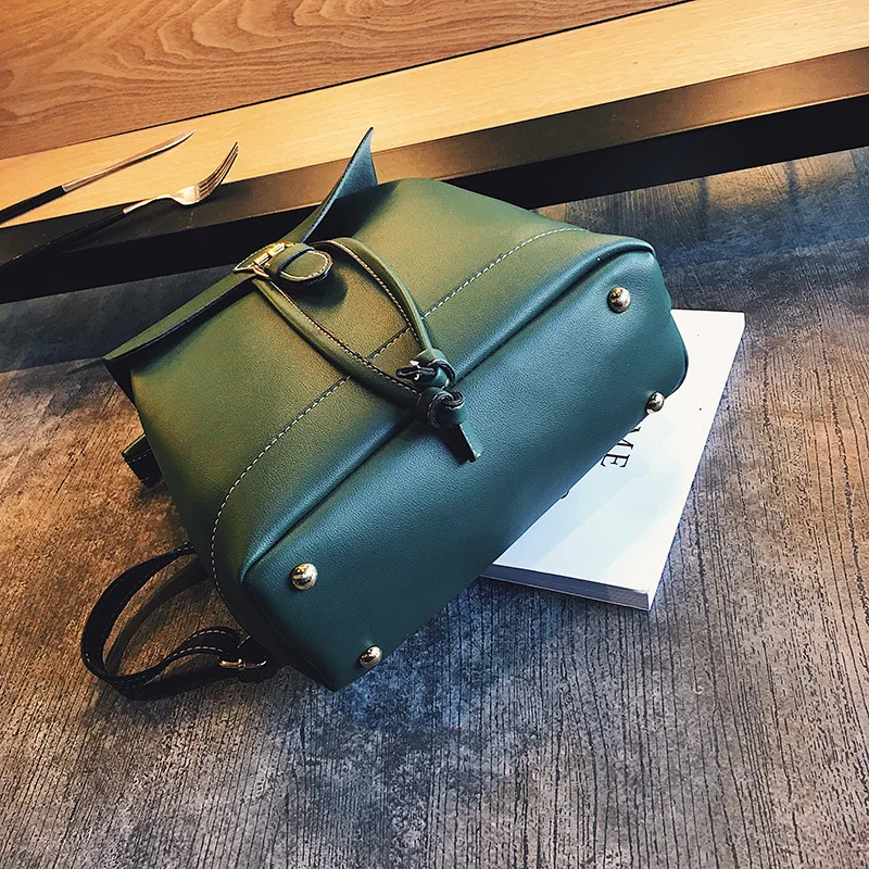 Женский рюкзак для покупок из ПУ кожи в стиле преппи | Багаж и сумки