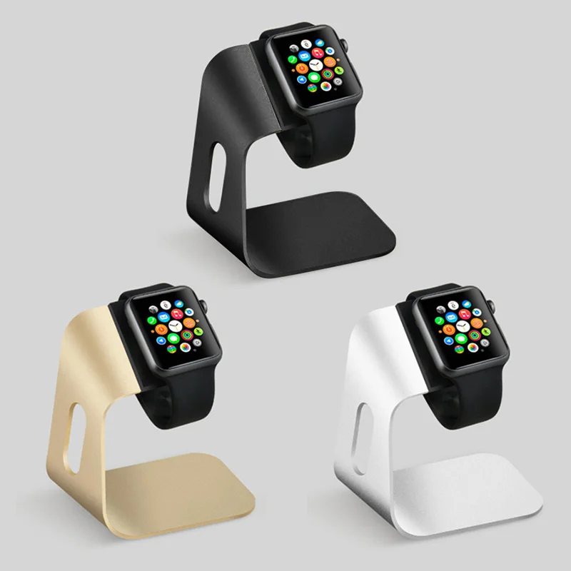 Металлический Алюминиевый Держатель зарядного устройства для Apple Watch i 4 3 2 1