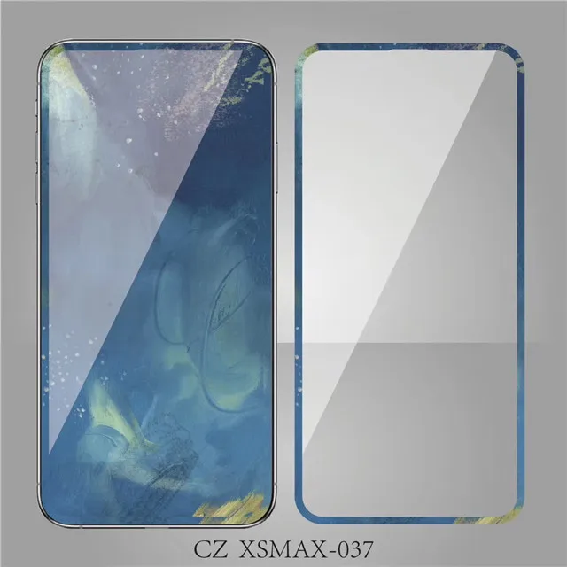 141 Закаленное стекло для iPhone XS Max 9H 3D защита экрана Flim Для iPhone X XS XR - Цвет: 141