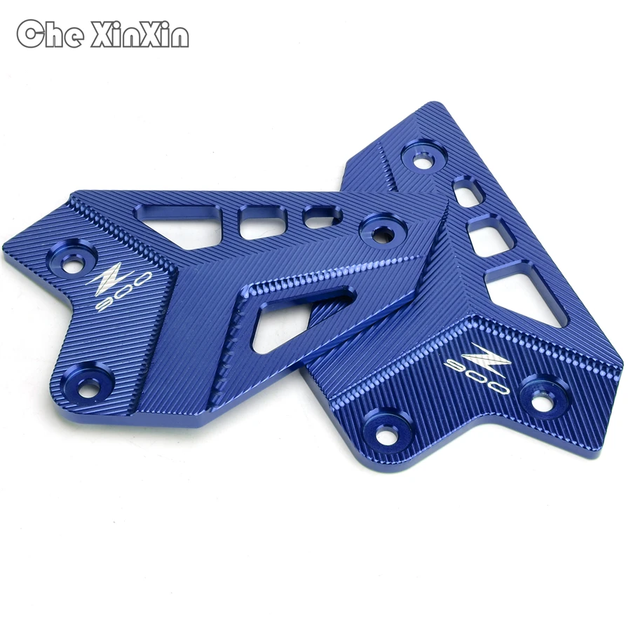 

For Kawasaki Z900 2017-2020 CNC Foot Peg Heel Protection Protective Motorcycle Accessories Film Mount Heel Guard Protector