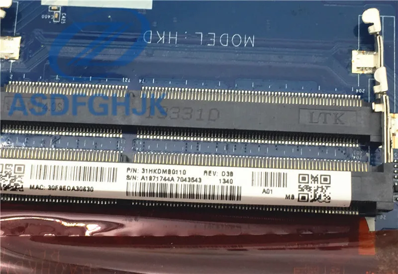 Материнская плата для ноутбука Sony Vaio SVF15 материнская серии svf153 A1971744A DA0HKDMB6D0 DDR3L не