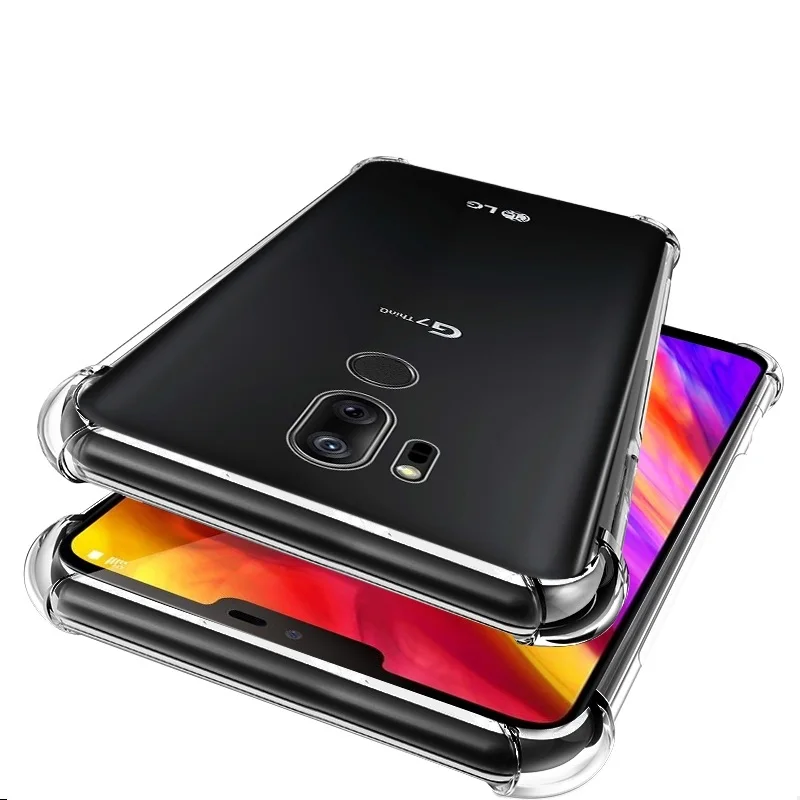 Прозрачный ударопрочный силиконовый чехол для LG K40 K50 K9 K11 K12 Plus G8S G8 V40 V50 ThinQ Q60 G8X V50S