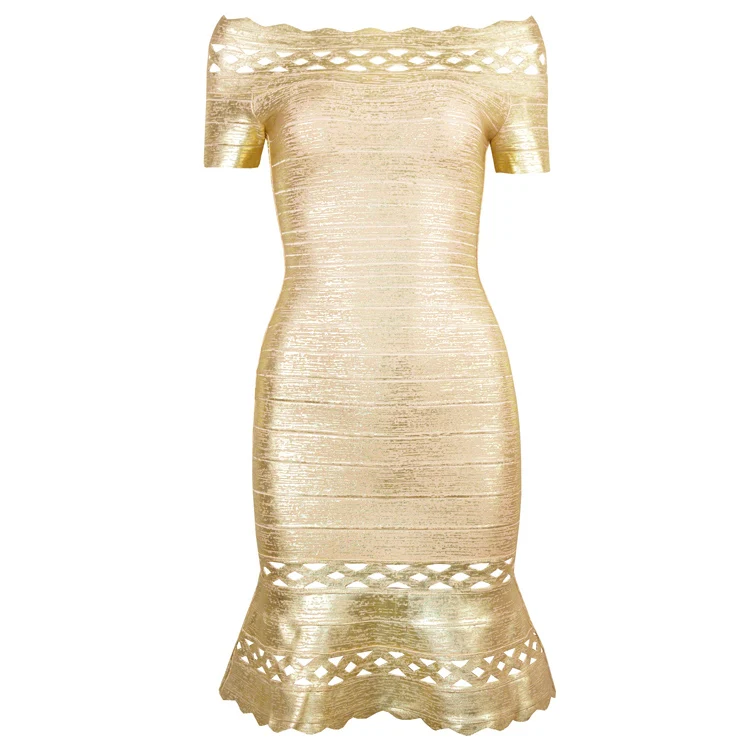summer dress new arrival high quality women Slash neck bandage Above Knee Mini party Dress Wholesale B80 | Женская одежда
