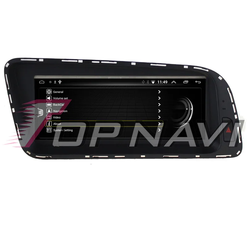 Topnavi Android 6,0 Автомобильный плеер радио видео для Audi Q5(2010 2011 2012 2013) Стерео gps навигация без DVD
