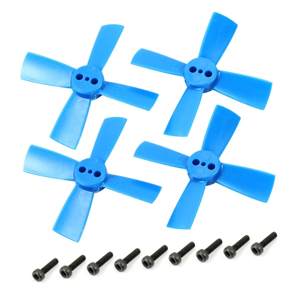 2 Pairs 1735 Propeller 1.7 inch 43mm PC Props 4-Paddle CW CCW Paddle for Indoor Brushless FPV Racer Drone Quadcopter F21186/91 | Игрушки и