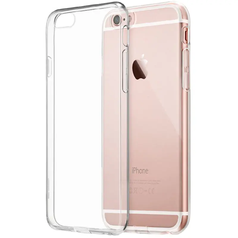 Ультратонкий Мягкий чехол для телефона iphone XS XR X XS-MAX прозрачный мягкий ТПУ 8 7 6 6S Plus