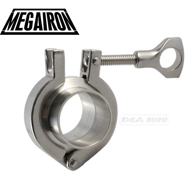 

Санитарный фитинг MEGAIRON 3 дюйма, наружный диаметр 76 мм, наружный диаметр 89 мм, фланец + тройной зажим 3 дюйма + прокладка из ПТФЭ 3 дюйма, фитинг и...