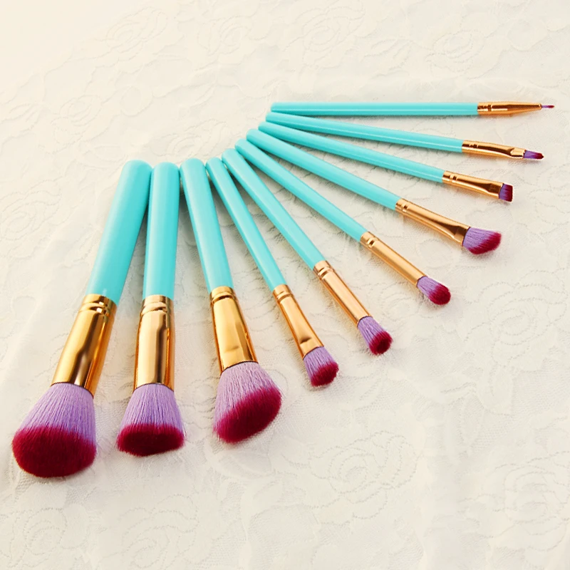 BBL 10 шт Ulta chic сердце оболочки Профессиональные кисти для макияжа Пудра основа