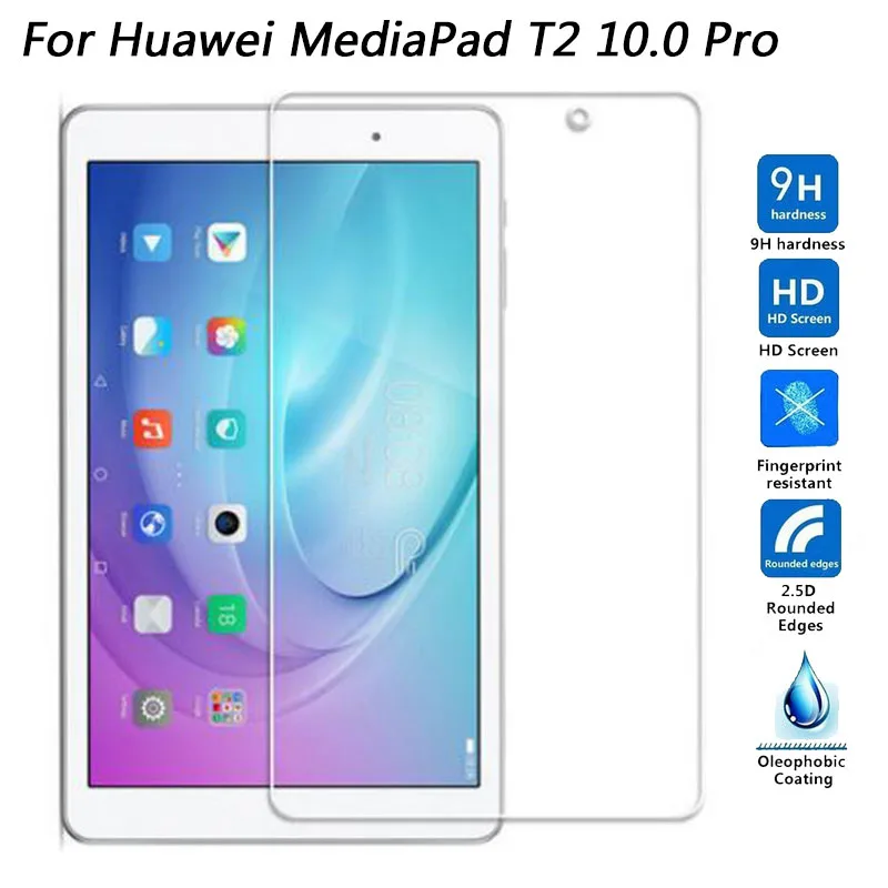 9H 2.5D Закаленное стекло Взрывозащищенная Защита экрана для Huawei MediaPad T2 Pro T2Pro 10