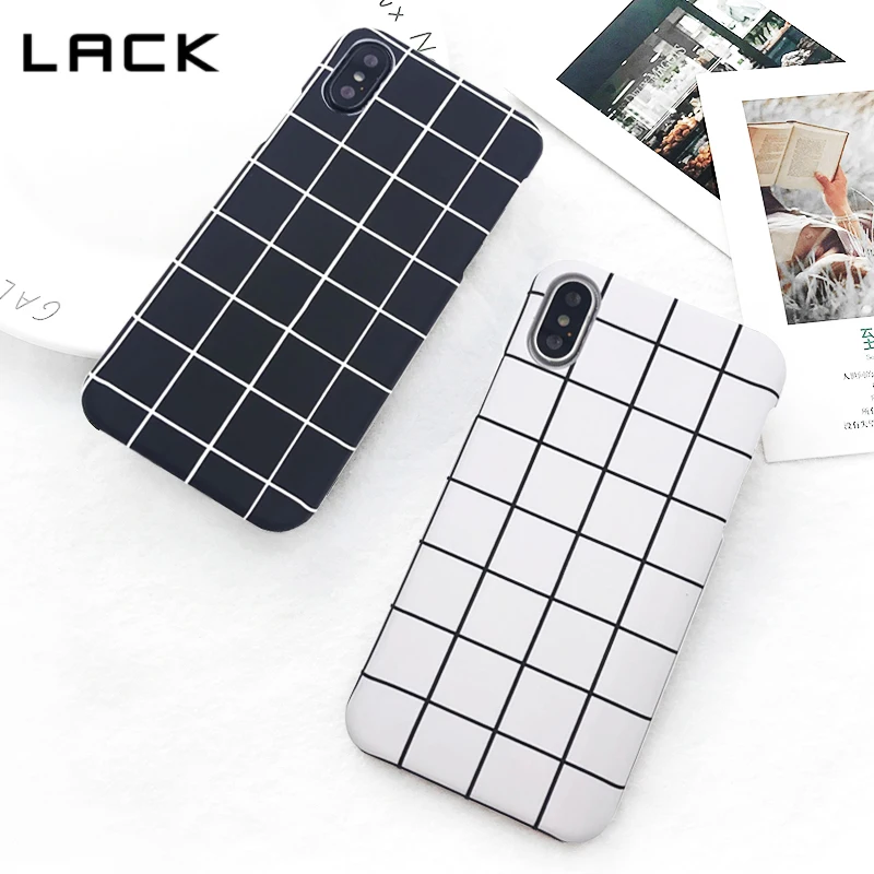 Винтажный чехол накладка с геометрическим узором для iphone X черный белый матовый