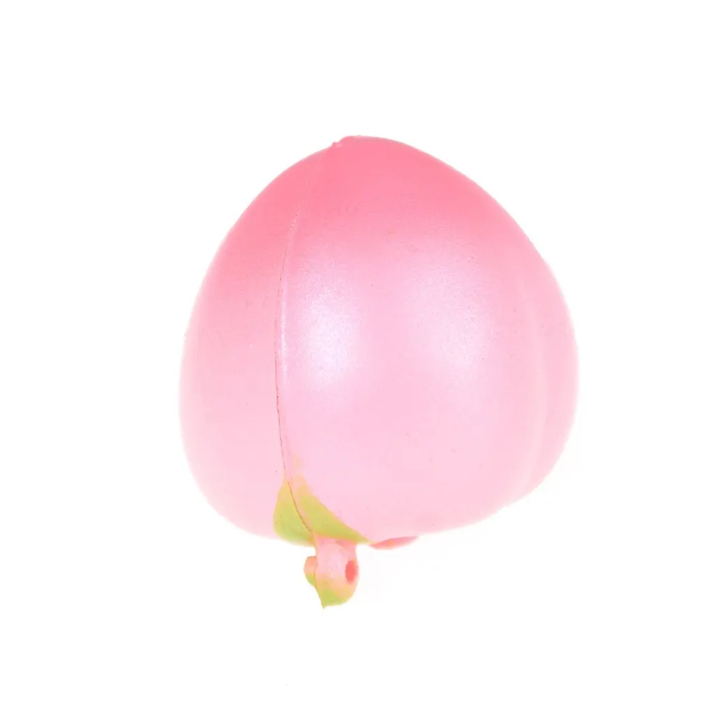 peach Медленно поднимающийся сжимающий эластичный исцеляющий стресс игрушки антистресс яйцо молоко хлеб собака в банане лицо медведь говно Jumbo мягкие игрушки - Цвет: peach
