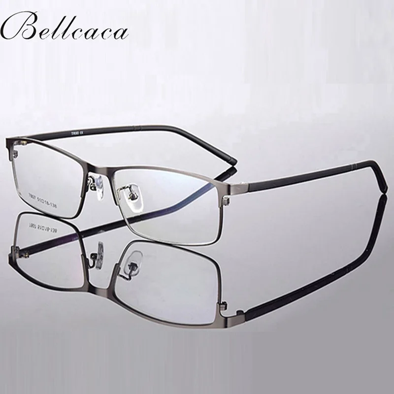 

Bellcaca Spectacle Frame Eyeglasses Men Computer Optical Prescription Eye Glasses For Male Transparent Clear Lens Oculos BC797